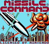 Missile Command Title Screen